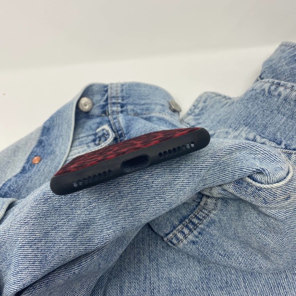 iPhone XS Max Case Red Black Leopard Fur Print Cover NEW - Picture 5 of 5